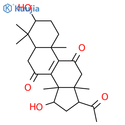 3,7,15-Trihydroxy-22,23,24,25,26,27-hexanorlanost-8-ene-11,20-dione; (3β,7β,15α)-form, 7-Ketone structure