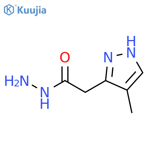 4-methyl-1H-Pyrazole-3-acetic acid hydrazide structure