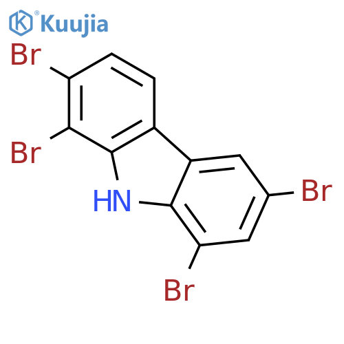 9H-Carbazole, 1,2,6,8-tetrabromo- structure