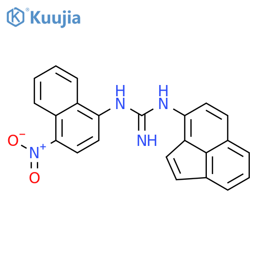 Guanidine, N-3-acenaphthylenyl-N'-(4-nitro-1-naphthalenyl)- structure