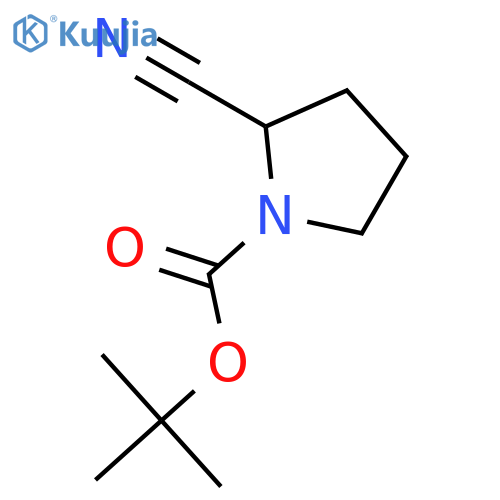 Tert-Butyl 2-cyanopyrrolidine-1-carboxylate structure