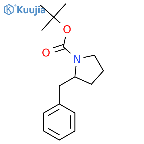 Tert-butyl 2-benzylpyrrolidine-1-carboxylate structure