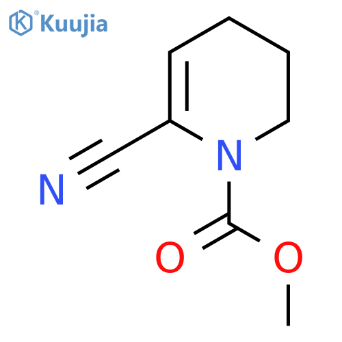 1(2H)-Pyridinecarboxylic acid, 6-cyano-3,4-dihydro-, methyl ester structure