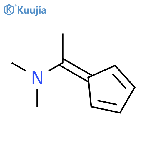 Ethanamine, 1-(2,4-cyclopentadien-1-ylidene)-N,N-dimethyl- structure