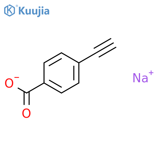 4-Ethynyl-benzoic Acid Sodium Salt structure