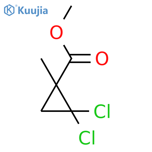methyl 2,2-dichloro-1-methylcyclopropane-1-carboxylate structure