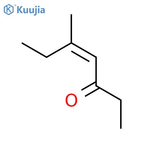 3-Methyl-3-hepten-5-one structure