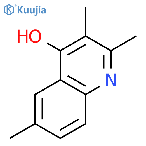 4-Quinolinol,2,3,6-trimethyl- structure