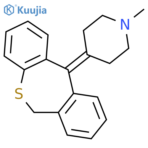 Piperidine,4-(dibenzo[b,e]thiepin-11(6H)-ylidene)-1-methyl- structure
