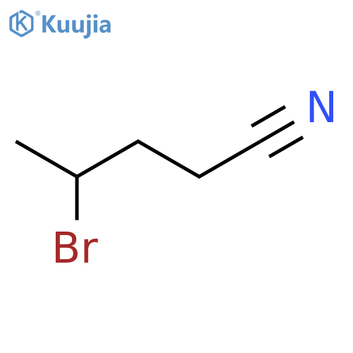 4-bromopentanenitrile structure