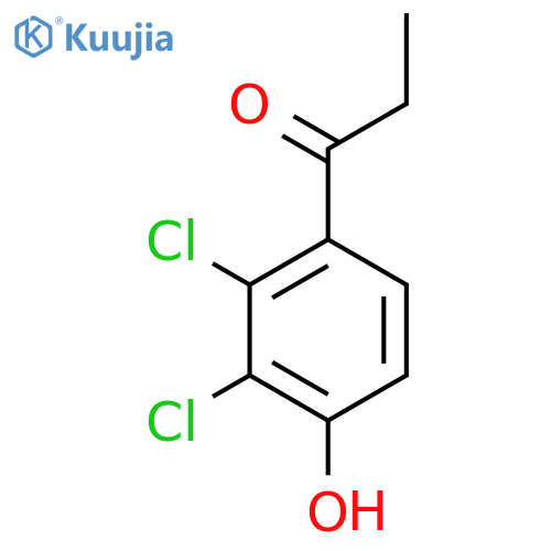 1-(2,3-Dichloro-4-hydroxyphenyl)propan-1-one structure