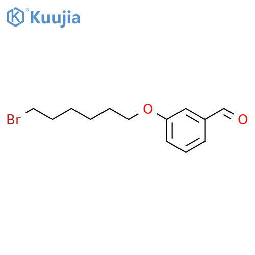 Benzaldehyde, 3-[(6-bromohexyl)oxy]- structure