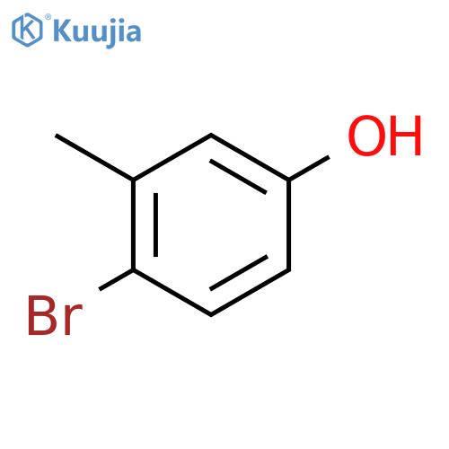 4-Bromo-3-methylphenol structure