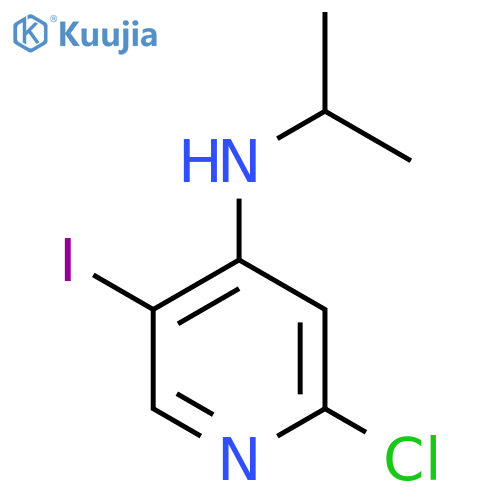 2-Chloro-5-iodo-N-propan-2-ylpyridin-4-amine structure