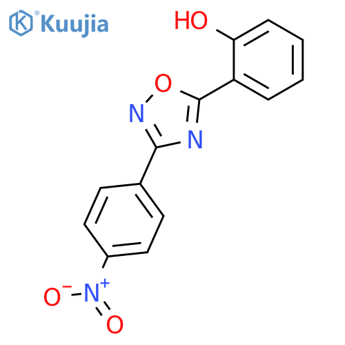 Phenol, 2-[3-(4-nitrophenyl)-1,2,4-oxadiazol-5-yl]- structure