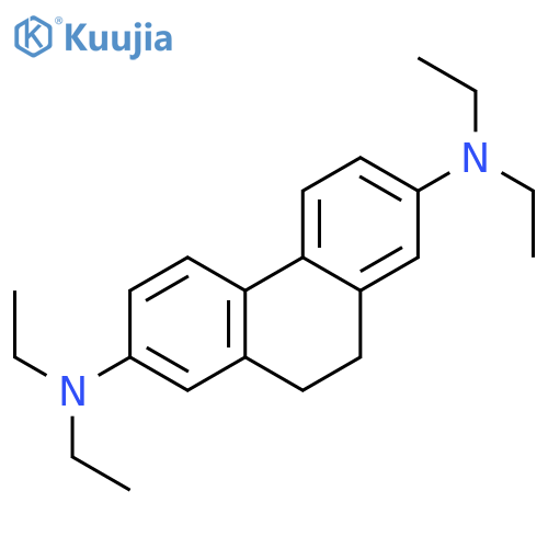 2,7-Phenanthrenediamine, N2,N2,N7,N7-tetraethyl-9,10-dihydro- structure