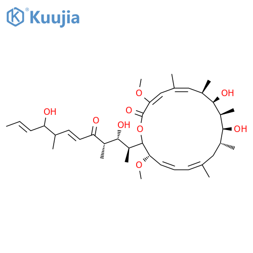 Oxacyclooctadeca-3,5,13,15-tetraen-2-one,18-(2,8-dihydroxy-1,3,7-trimethyl-4-oxo-5,9-undecadienyl)-8,10-dihydroxy-3,17-dimethoxy-5,7,9,11,13-pentamethyl-,[7R-[3E,5E,7R*,8R*,9S*,10S*,11R*,13E,15E,17S*,18R*(1S*,2R*,3S*,5E,7S*,8R*,9E)]]-(9CI) structure