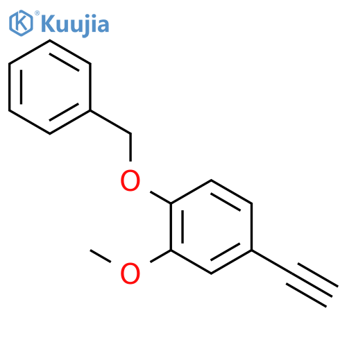 1-(Benzyloxy)-4-ethynyl-2-methoxybenzene structure