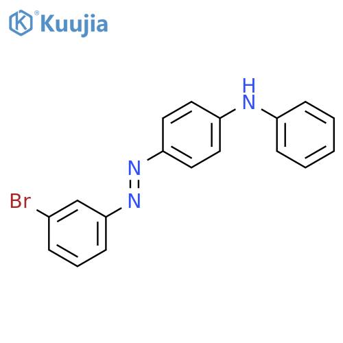 Benzenamine, 4-[(3-bromophenyl)azo]-N-phenyl- structure