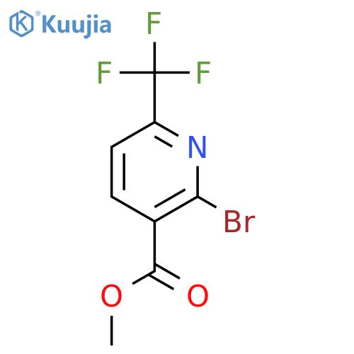 Methyl 2-bromo-6-(trifluoromethyl)nicotinate structure