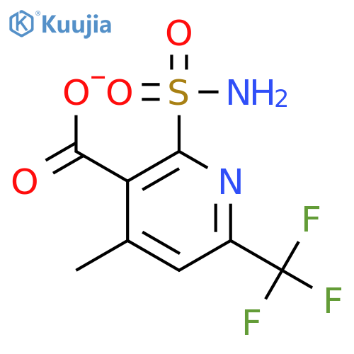 Methyl 2-Aminosulfonyl-6-trifluoromethyl-3-pyridinecarboxylate structure