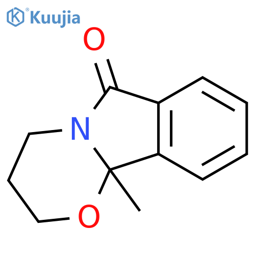 2H-[1,3]Oxazino[2,3-a]isoindol-6(10bH)-one, 3,4-dihydro-10b-methyl- structure