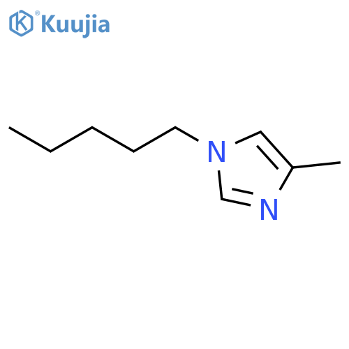 1H-Imidazole, 4-methyl-1-pentyl- structure