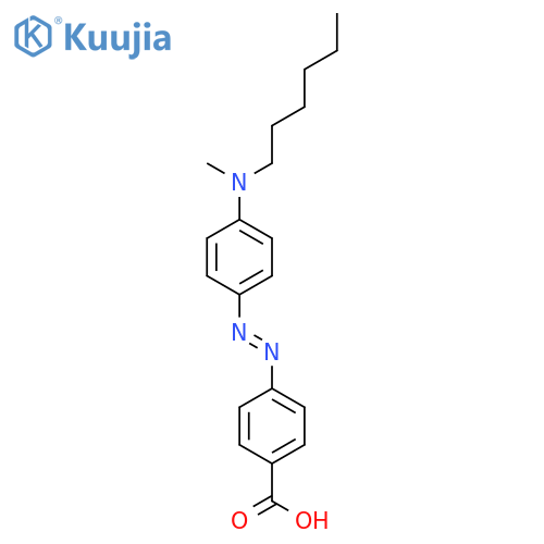 Benzoic acid, 4-[[4-(hexylmethylamino)phenyl]azo]- structure