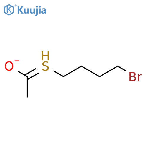 S-4-bromobutylethanethioate structure