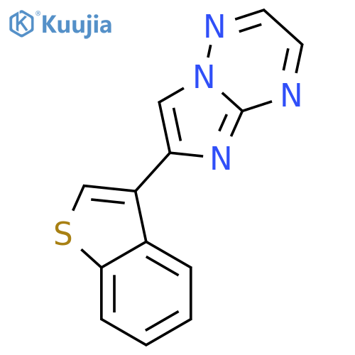 Imidazo[1,2-b][1,2,4]triazine, 6-benzo[b]thien-3-yl- structure
