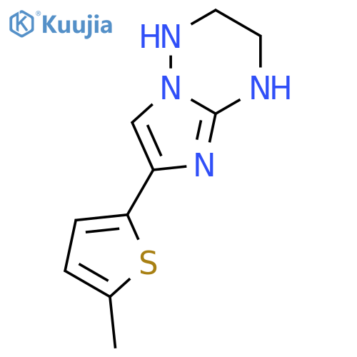 Imidazo[1,2-b][1,2,4]triazine, 1,2,3,4-tetrahydro-6-(5-methyl-2-thienyl)- structure