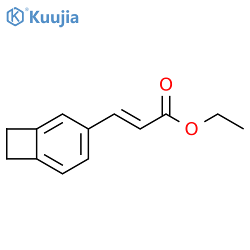 2-Propenoic acid, 3-bicyclo[4.2.0]octa-1,3,5-trien-3-yl-, ethyl ester, (E)- structure