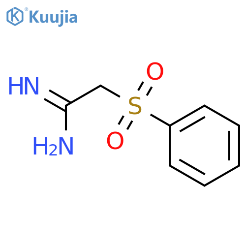 Ethanimidamide,2-(phenylsulfonyl)- structure