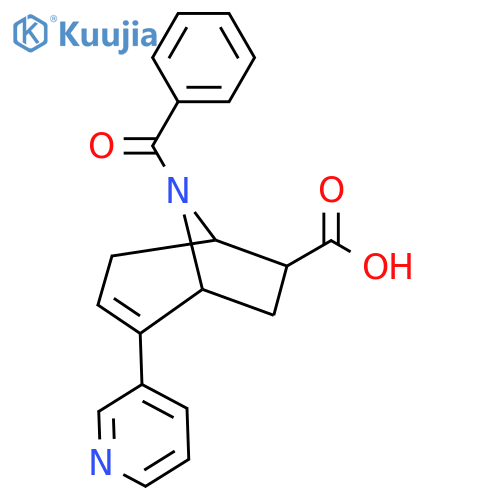 8-Benzoyl-2-(Pyridin-3-Yl)-8-Azabicyclo3.2.1Oct-2-Ene-6-Carboxylic Acid structure