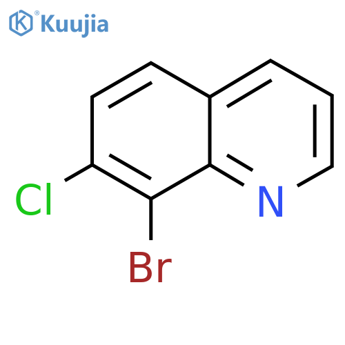 8-Bromo-7-chloroquinoline structure
