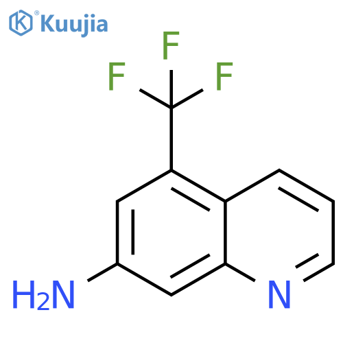 5-(trifluoromethyl)quinolin-7-amine structure