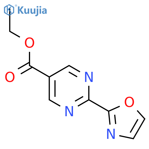 Ethyl 2-(oxazol-2-YL)pyrimidine-5-carboxylate structure