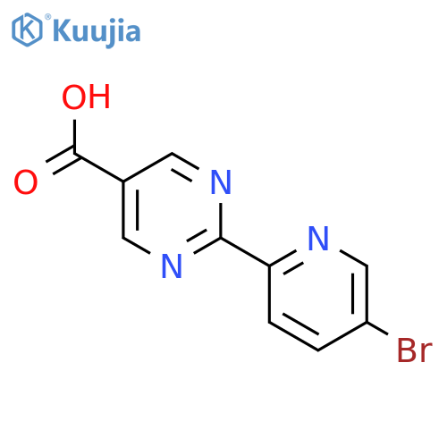 2-(5-Bromopyridin-2-YL)pyrimidine-5-carboxylic acid structure