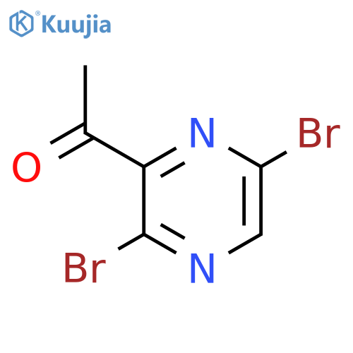 1-(3,6-Dibromopyrazin-2-Yl)ethanone structure