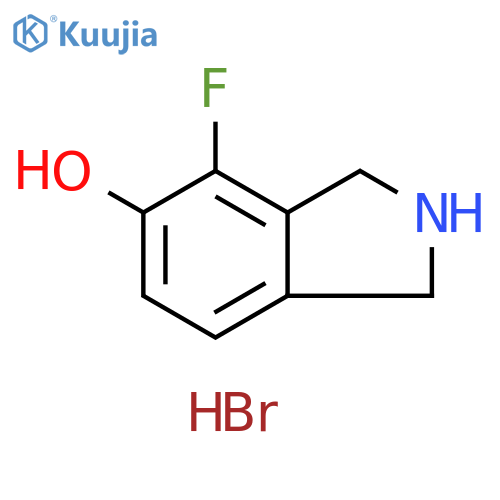 4-fluoroisoindolin-5-ol Hydrobromide structure