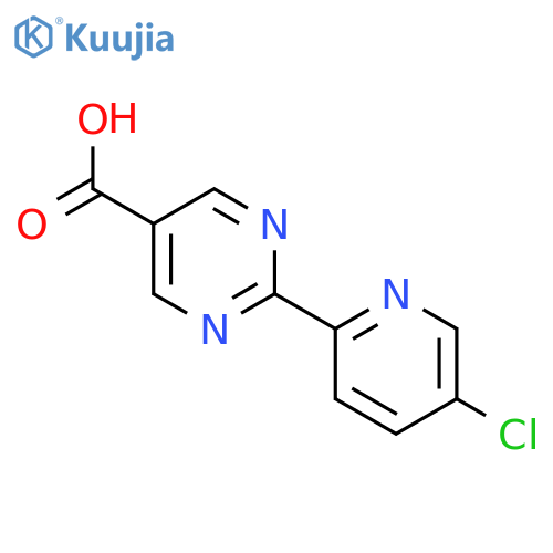 2-(5-Chloropyridin-2-YL)pyrimidine-5-carboxylic acid structure