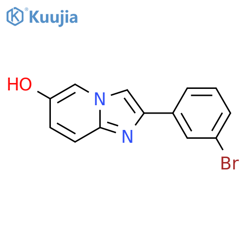 2-(3-Bromophenyl)imidazo[1,2-A]pyridin-6-OL structure
