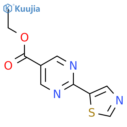 Ethyl 2-(thiazol-5-YL)pyrimidine-5-carboxylate structure