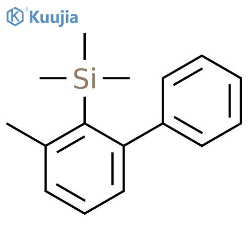 Silane, trimethyl(3-methyl[1,1'-biphenyl]-2-yl)- structure