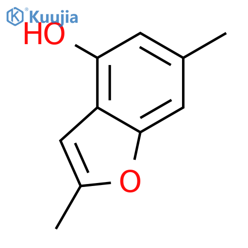 4-Benzofuranol,2,6-dimethyl- structure
