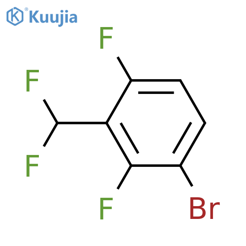 1-bromo-3-(difluoromethyl)-2,4-difluorobenzene structure