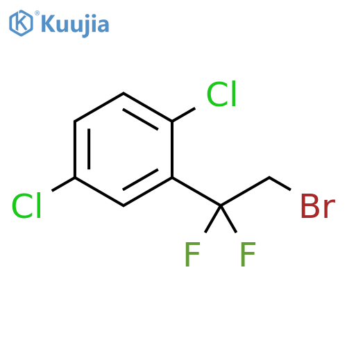 1-(2-Bromo-1,1-difluoroethyl)-2,5-dichlorobenzene structure