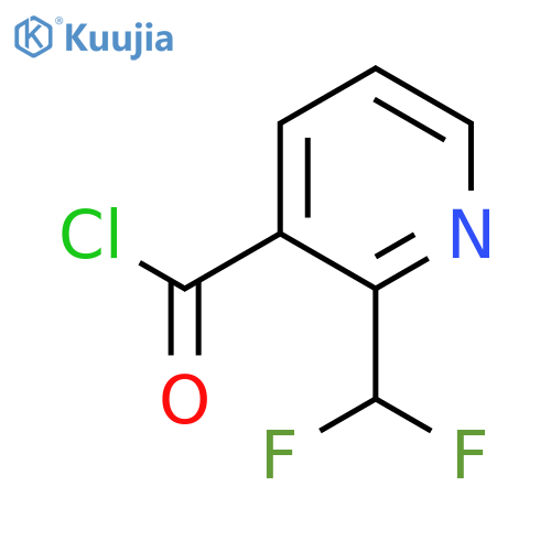 2-(Difluoromethyl)pyridine-3-carbonyl chloride structure