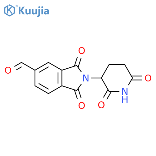2-(2,6-Dioxopiperidin-3-yl)-1,3-dioxoisoindoline-5-carbaldehyde structure