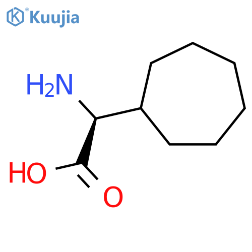 (2S)-2-amino-2-cycloheptyl-acetic acid structure